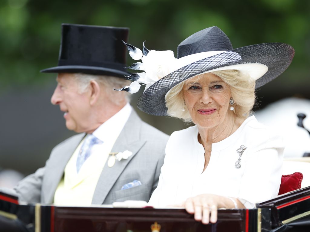 King Charles and Queen Camilla at Royal Ascot 2025