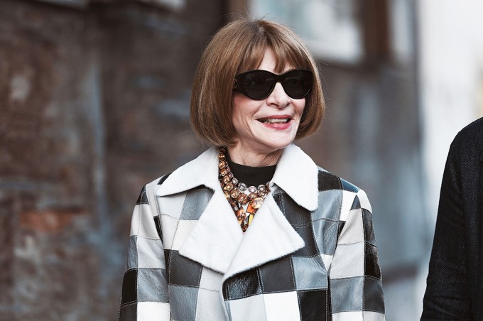 Anna Wintour during Milan Fashion Week