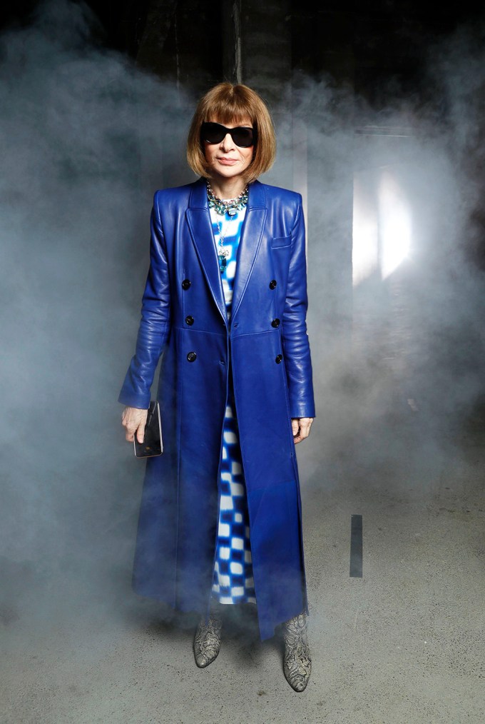 Anna Wintour at the Dries Van Noten show