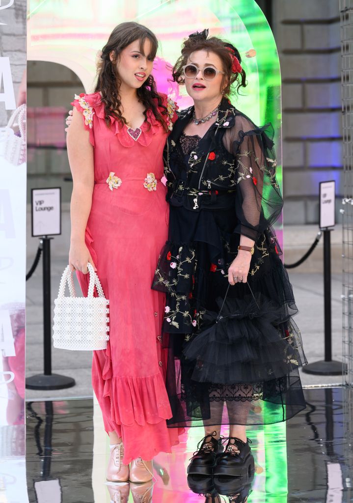 Nell Burton and Helena Bonham Carter attend the Royal Academy Summer Exhibition Preview Party 2025 at Burlington House 