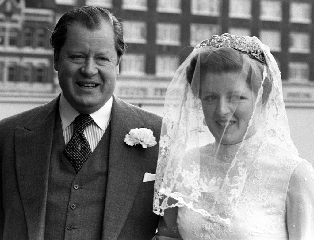 Earl Spencer, of Althorp, the 56-year-old father of Lady Diana Spencer, with his daughter Lady Jane Spencer.