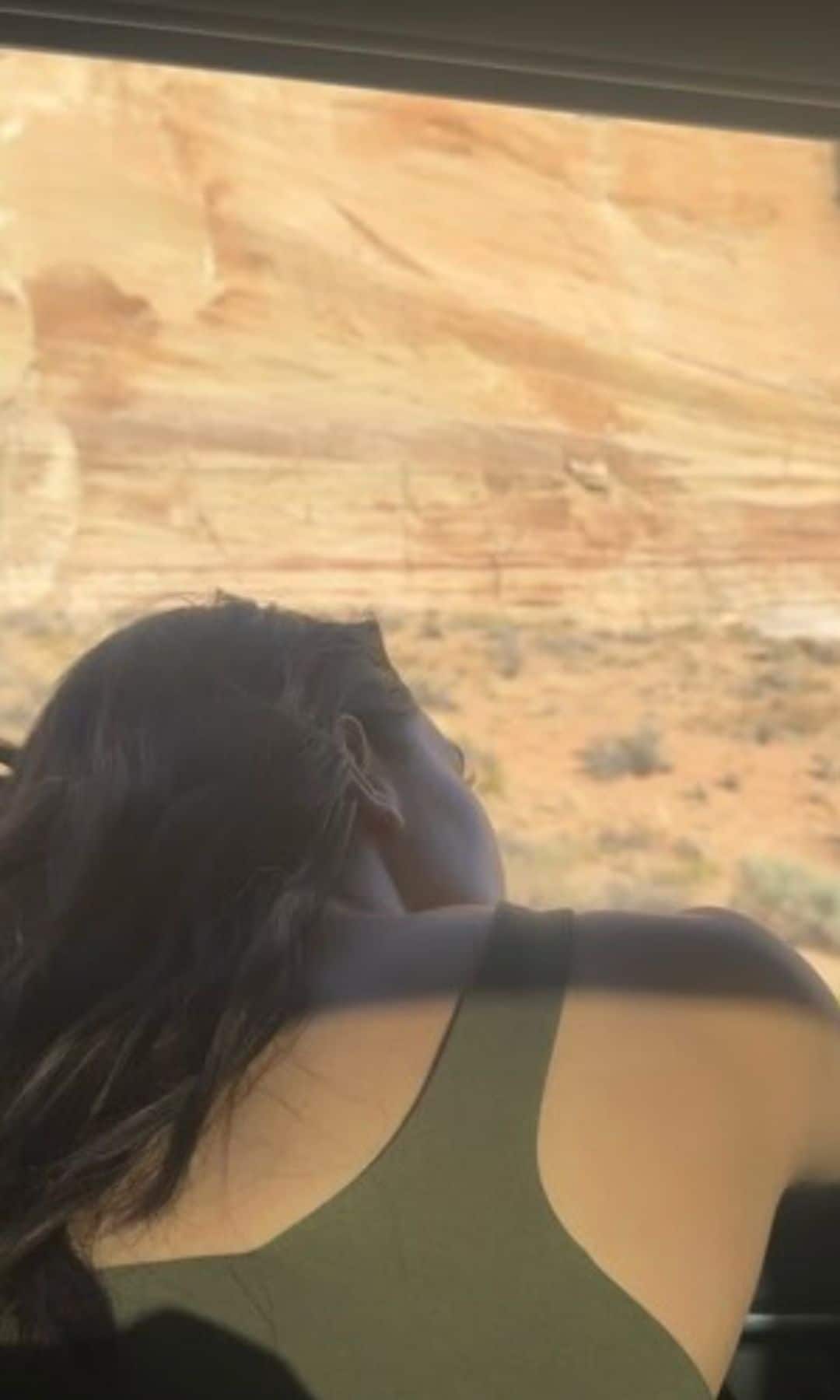 Kendall Jenner on a dessert getaway