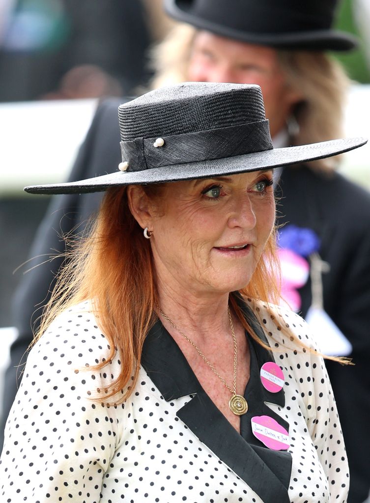 Sarah Ferguson, Duchess of York attends day four of Royal Ascot at Ascot Racecourse on June 20, 2025 in Ascot, England.