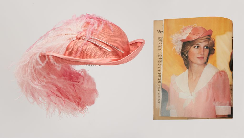The John Boyd hat Diana wore with her going away outfit in 1981