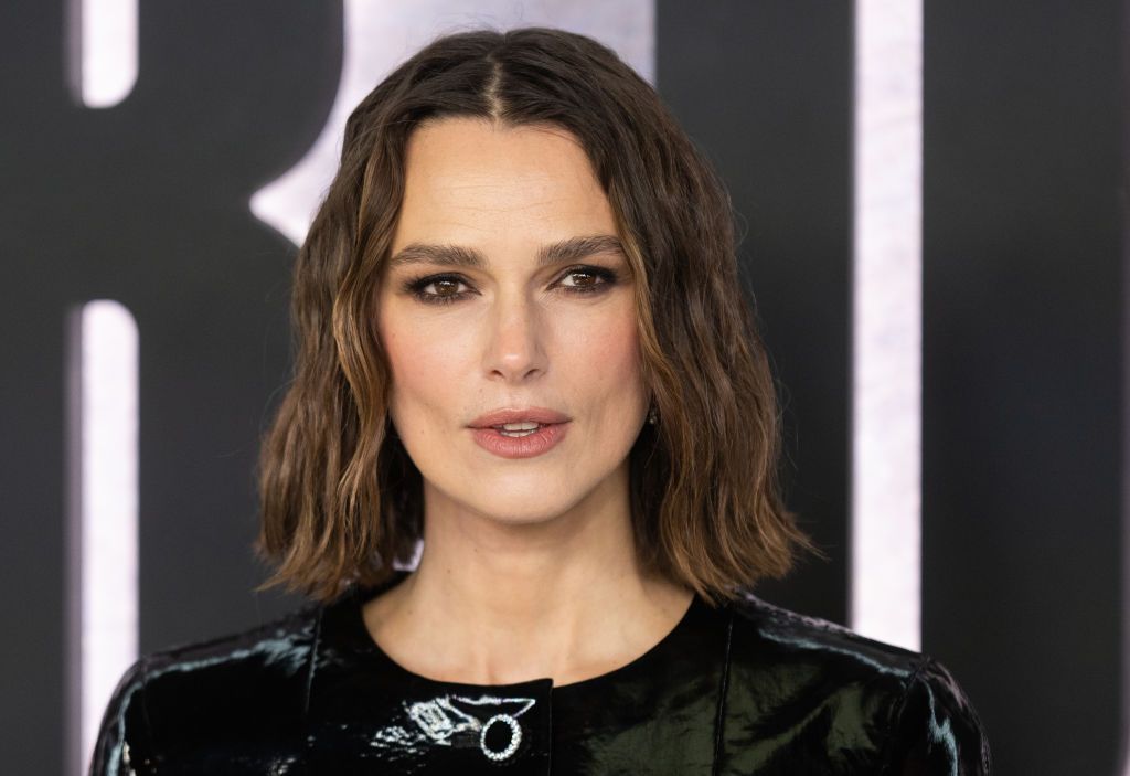 Keira Knightley attends the "Black Doves" Season One World Premiere at the BFI Southbank on December 03, 2024 in London, England. (Photo by Samir Hussein/WireImage)