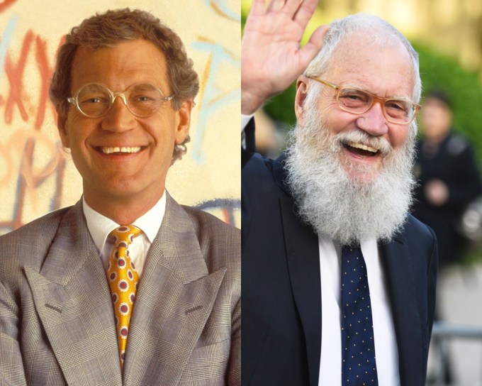 David Letterman Then & Now