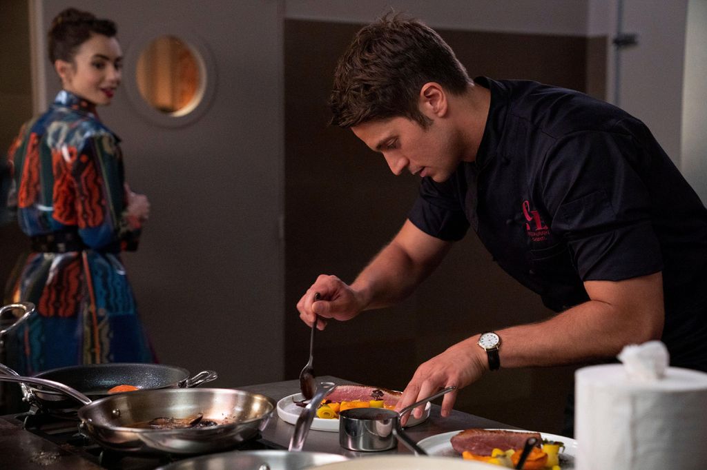 Lucas plays a chef in the series
