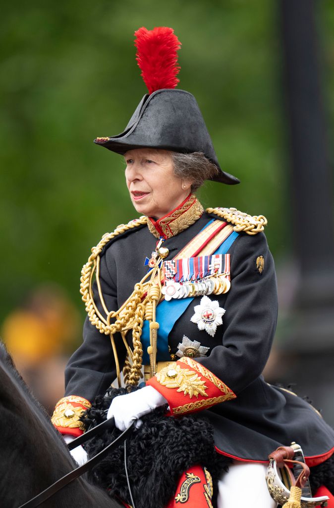 The Princess Royal riding Noble last year