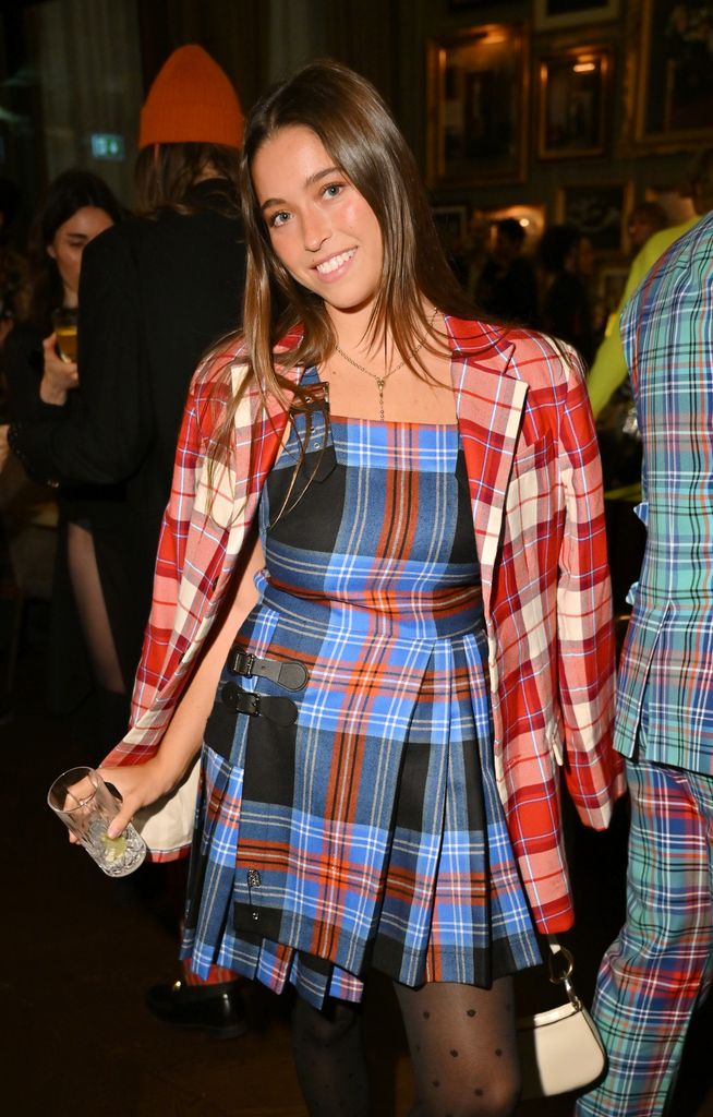 Lola Consuelos attends The London EDITION's iconic annual Burns Night feast hosted by Charles Jeffrey LOVERBOY at Berners Tavern at The London EDITION on January 28, 2025 in London, England