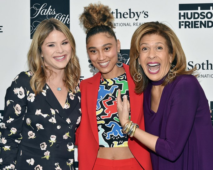 Jenna Bush Hager & Hoda Kotb With Ally Love