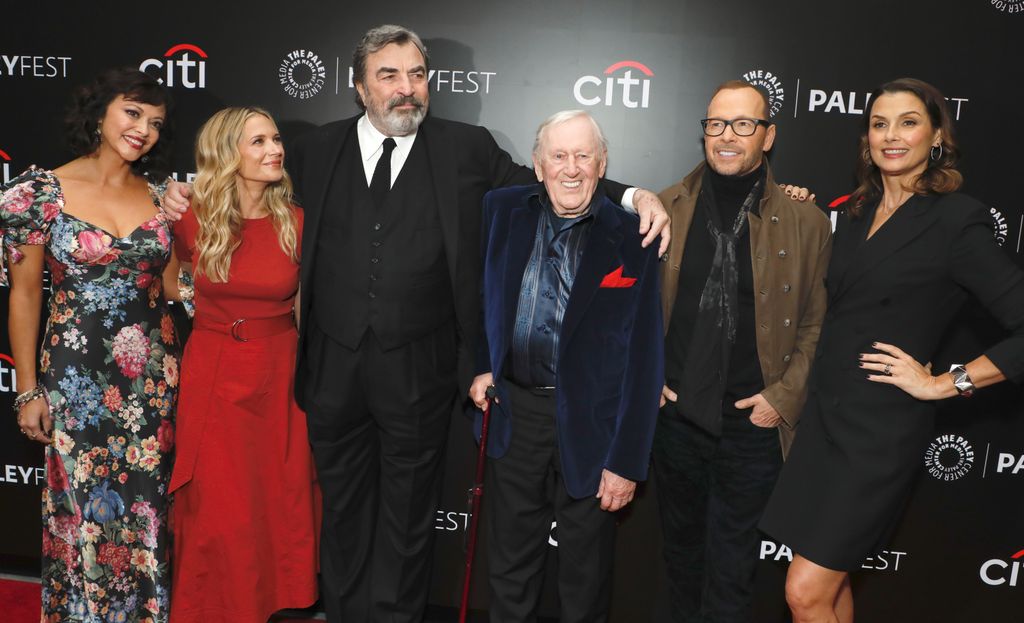 Blue Bloods stars Marisa Ramirez, Vanessa Ray, Tom Selleck, Len Cariou, Donnie Wahlberg and Bridget Moynahan at the 2024 PaleyFest New York, USA - 17 Oct 2024