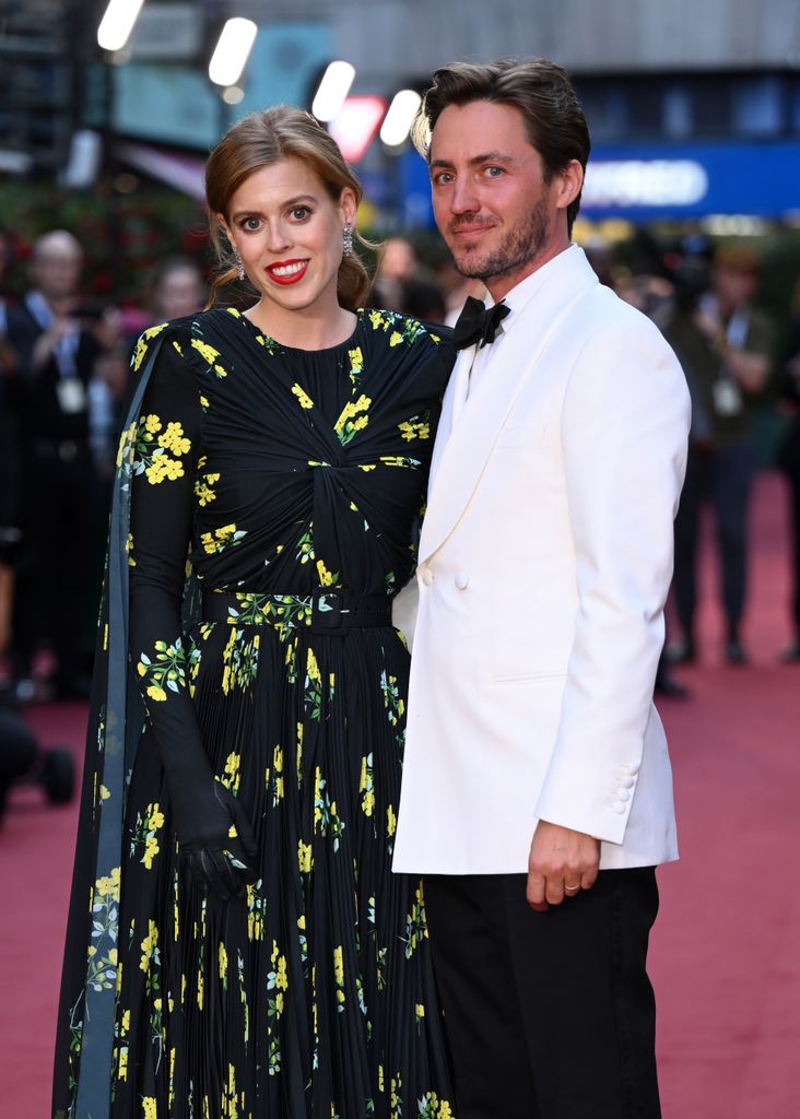 Princess Beatrice of York and Edoardo Mapelli Mozzi attend Vogue World: London 2023 at Theatre Royal Drury Lane on September 14, 2023 in London, England. 