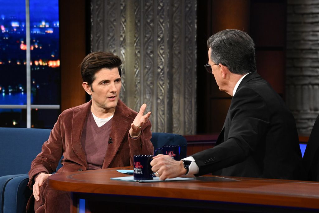 The Late Show with Stephen Colbert and guest Adam Scott