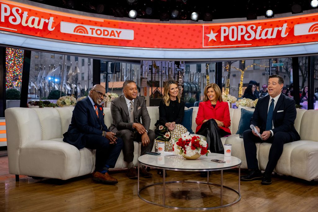 TODAY -- Pictured: Al Roker, Craig Melvin, Savannah Guthrie, Hoda Kotb and Carson Daly on Monday, January 6, 2025