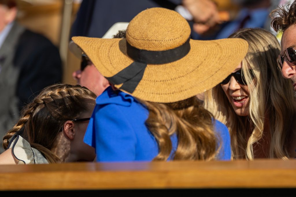 The Princess of Wales wore an LK Bennett hat in the Royal Box