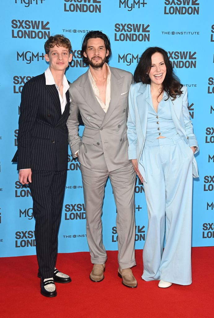 Joe stars alongside Ben and Mary-Louise
