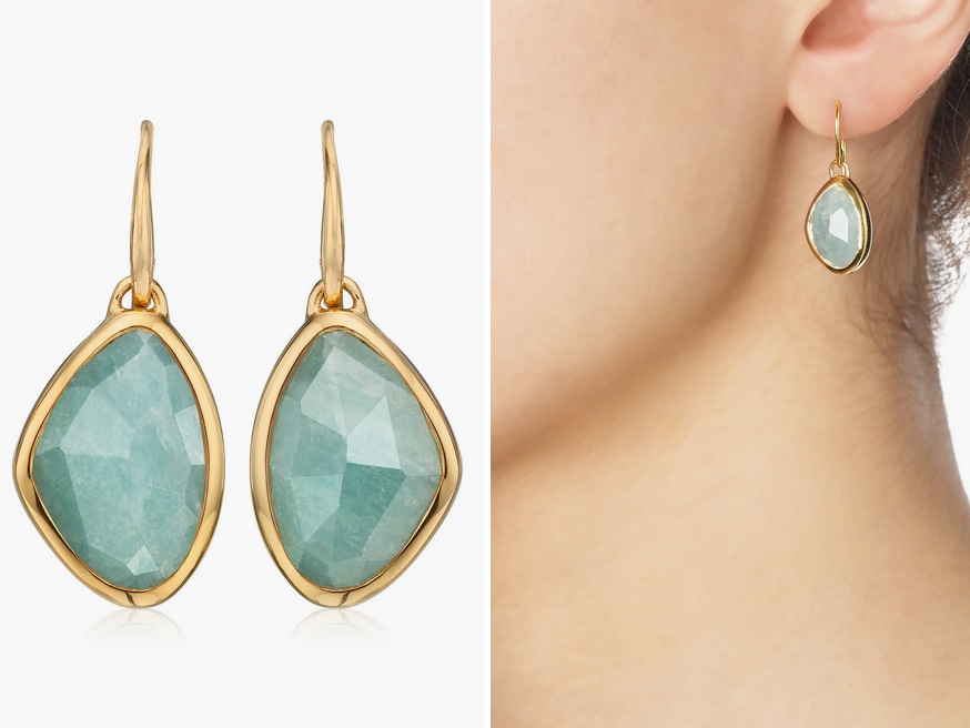 monica vinader Siren Teardrop Drop Earrings