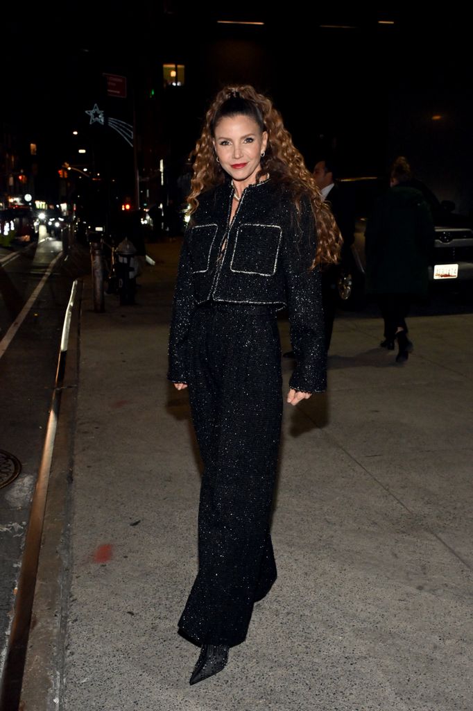 Charisma Carpenter attends a celebration of H&M's Studio Holiday Capsule Collection in New Yorkin 2023