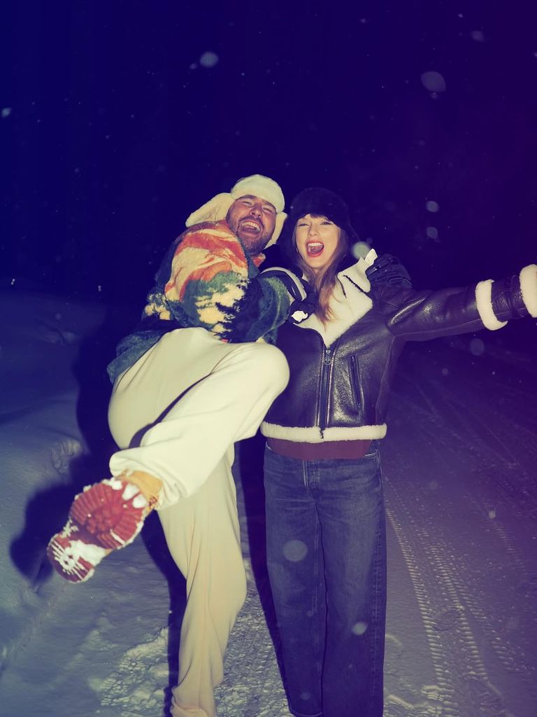 taylor swift travis kelce snow