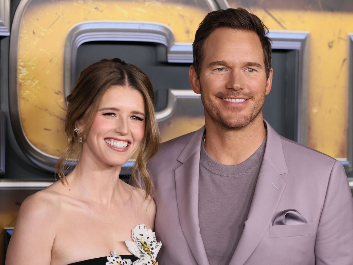 Katherine Schwarzenegger and Chris Pratt attend the world premiere of Netflix's "The Electric State" in Los Angeles