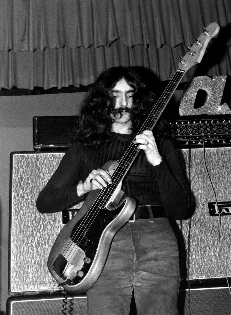 STAR CLUB  Photo of BLACK SABBATH and Geezer BUTLER, Geezer Butler performing on stage as 'Earth'