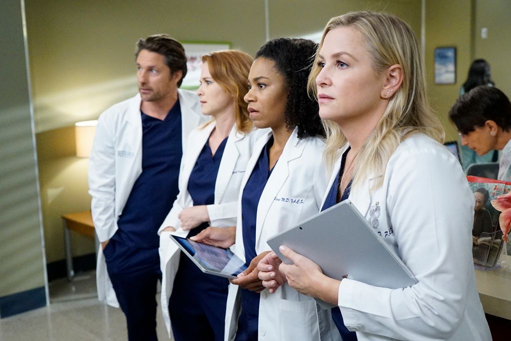 MARTIN HENDERSON, SARAH DREW, KELLY MCCREARY, JESSICA CAPSHAW on Grey's Anatomy