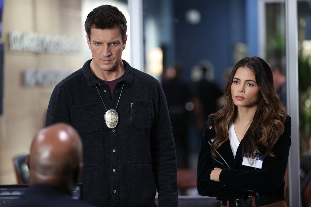 Nathan Fillion and Jenna Dewan on The Rookie season four