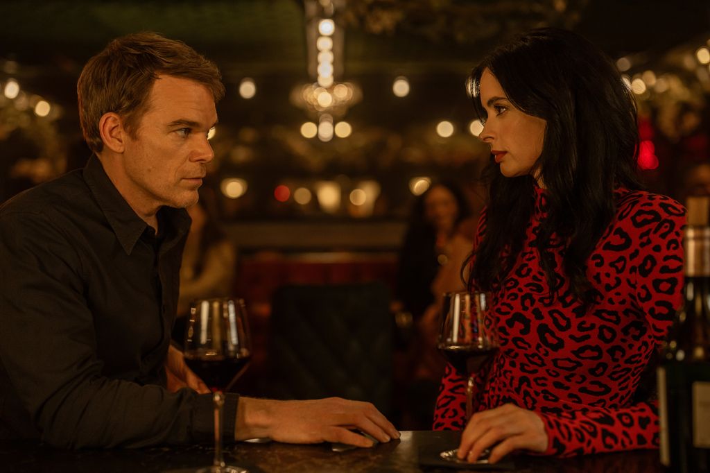 Michael C Hall and Krysten Ritter in Dexter: Resurrection