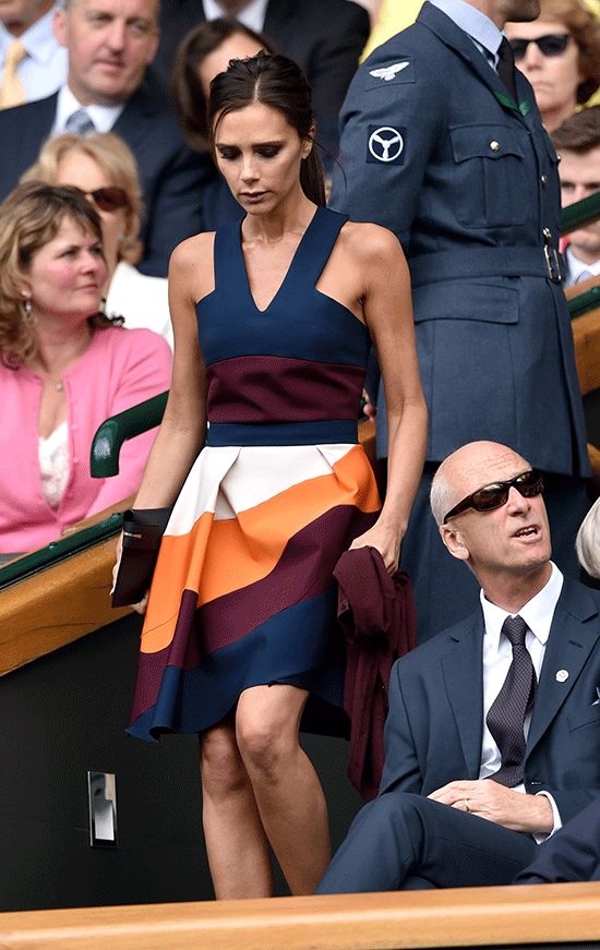 victoria beckham wimbledon 2014