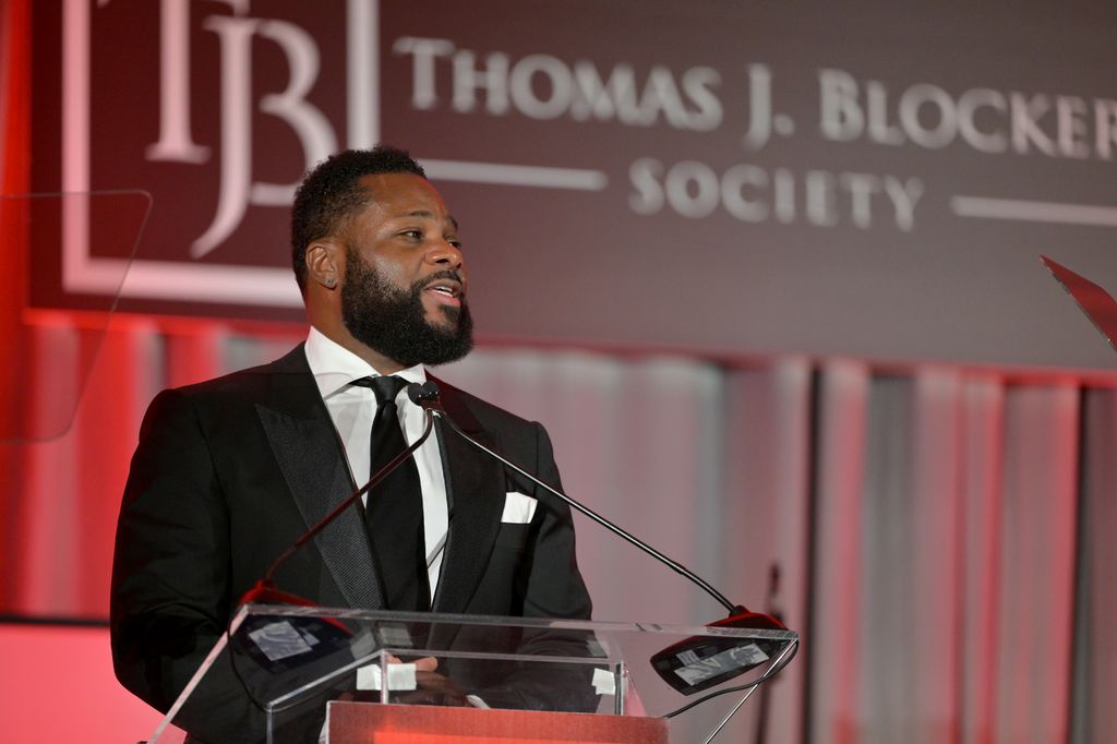 Malcolm-Jamal Warner speaks onstage during the 2nd Annual Living Legends Gala at InterContinental Buckhead Atlanta on September 30, 2023 in Atlanta, Georgia
