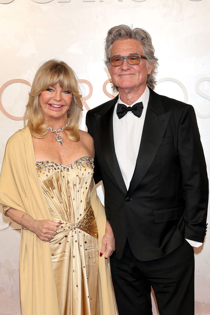Goldie Hawn and Kurt Russell attend the 97th Annual Oscars at Dolby Theatre on March 02, 2025 in Hollywood, California.