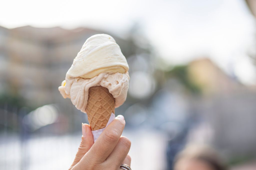 Ice cream is cooling but can irritate the gut