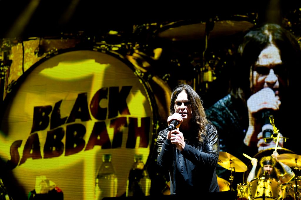 Ozzy Osbourne performing at Ozzfest