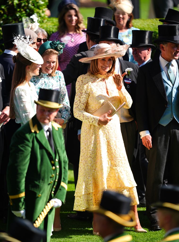 Carole Middleton on day two of Royal Ascot