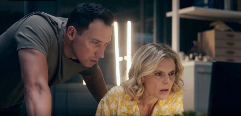 David Caves and Emilia fox in Silent Witness