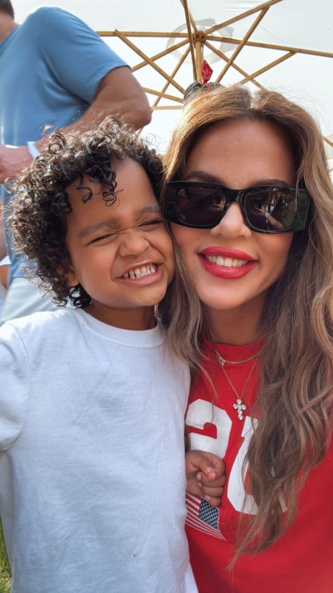 Koko also posed with Tatum who is growing up so fast!