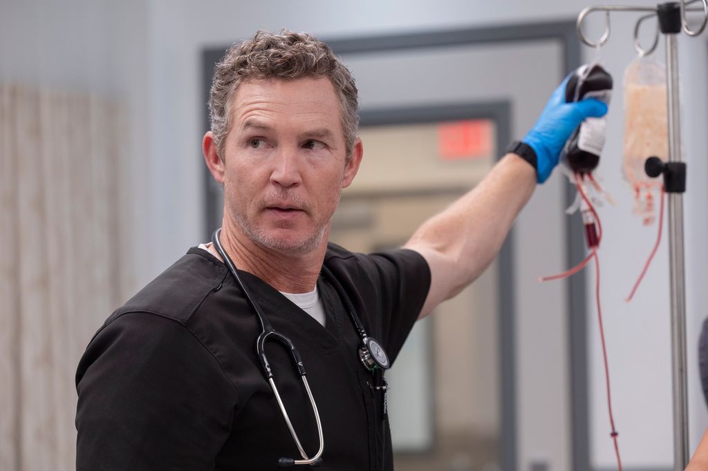 Shawn Hatosy as Dr Jack Abbot in The Pitt