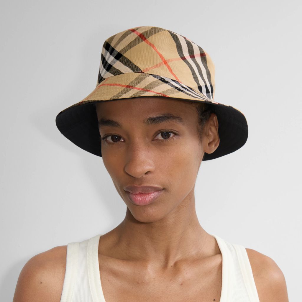 Reversible Gabardine Bucket Hat