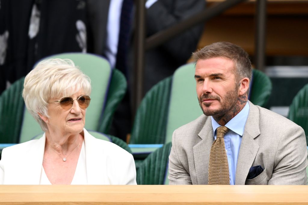 Sandra Beckham and David Beckham