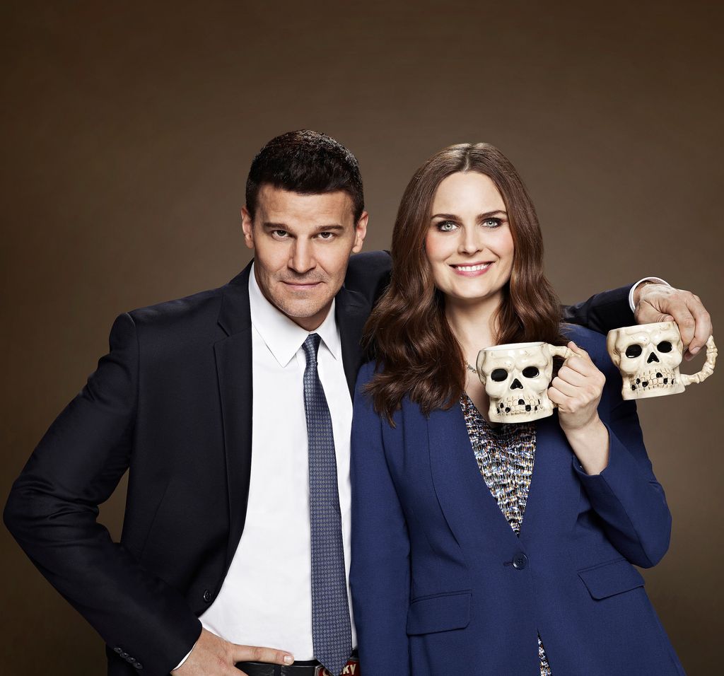 David Boreanaz as FBI Special Agent Seeley Booth and Emily Deschanel as Dr. Temperance Brennan