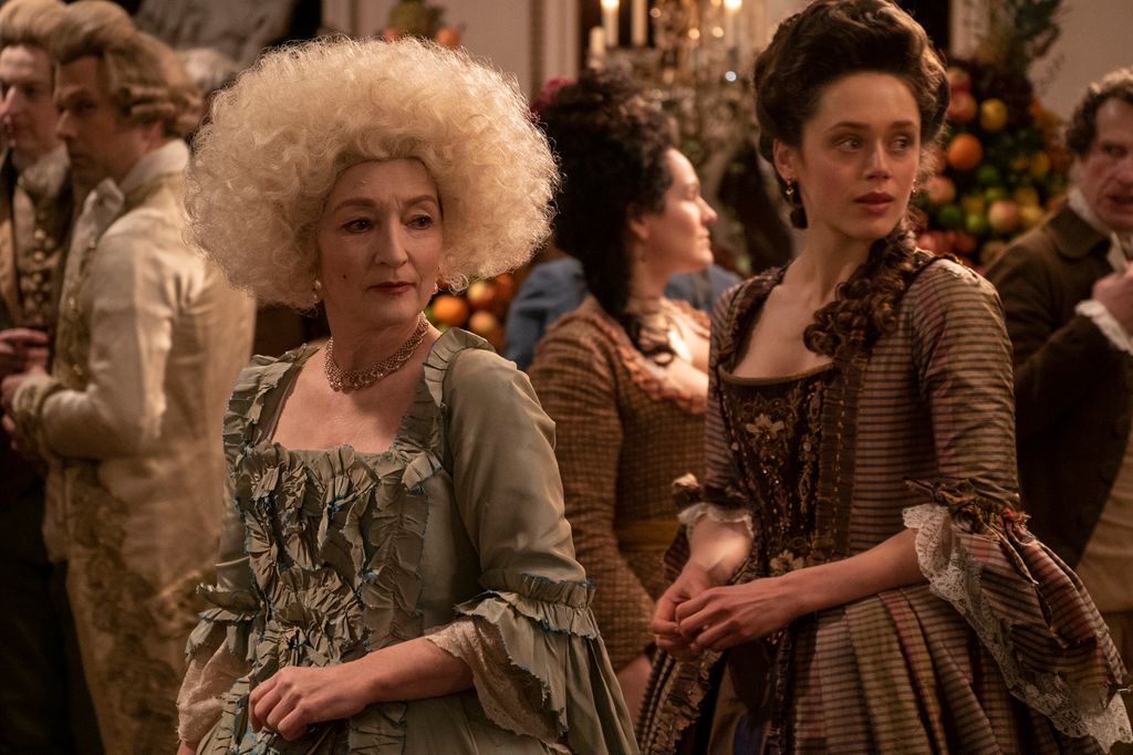 Lesley Manville as Lydia Quigley in Harlots