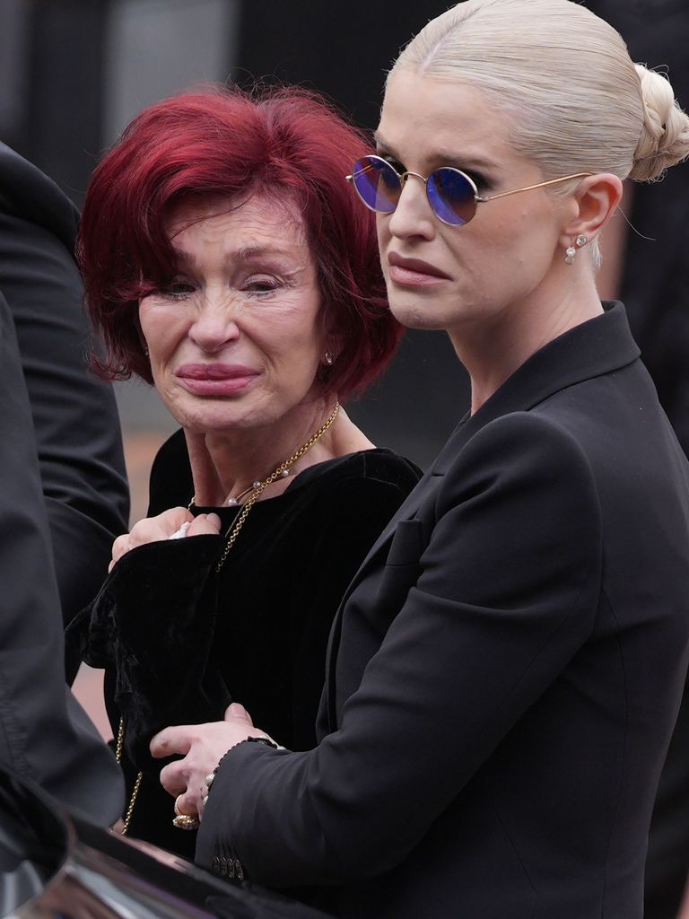 sharon osbourne kelly osbourne ozzy funeral