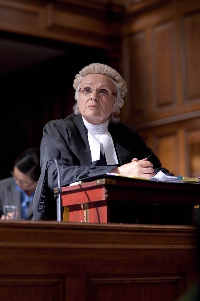 judge standing in court