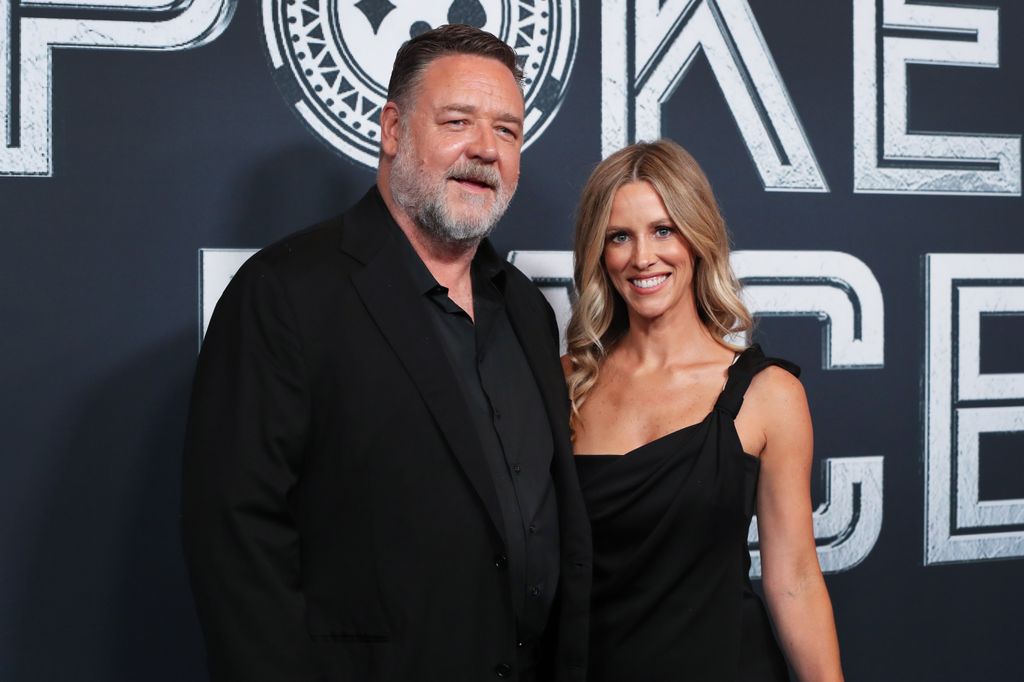 Russell Crowe and Britney Theriot