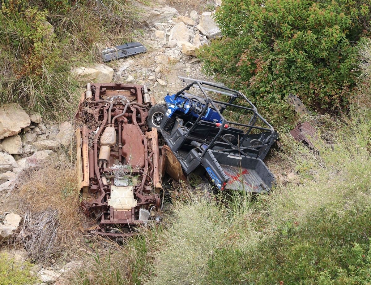 Photos show the site of the fatal ATV accident 