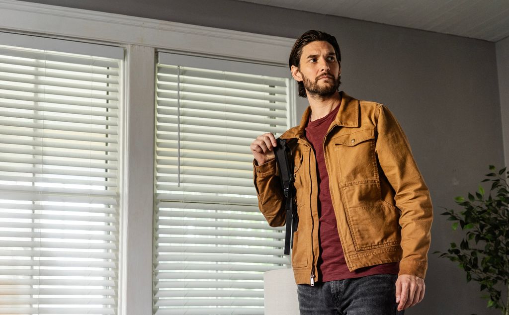 Ben Barnes in character in The Institute