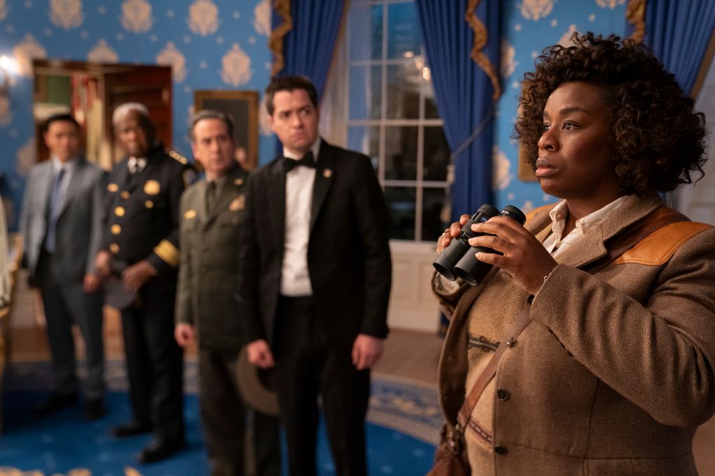 The Residence. Uzo Aduba as Cordelia Cupp in The Residence