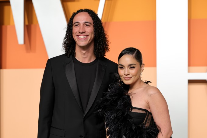 Vanessa Hudgens & Cole Tucker at the 2025 Oscars Afterparty