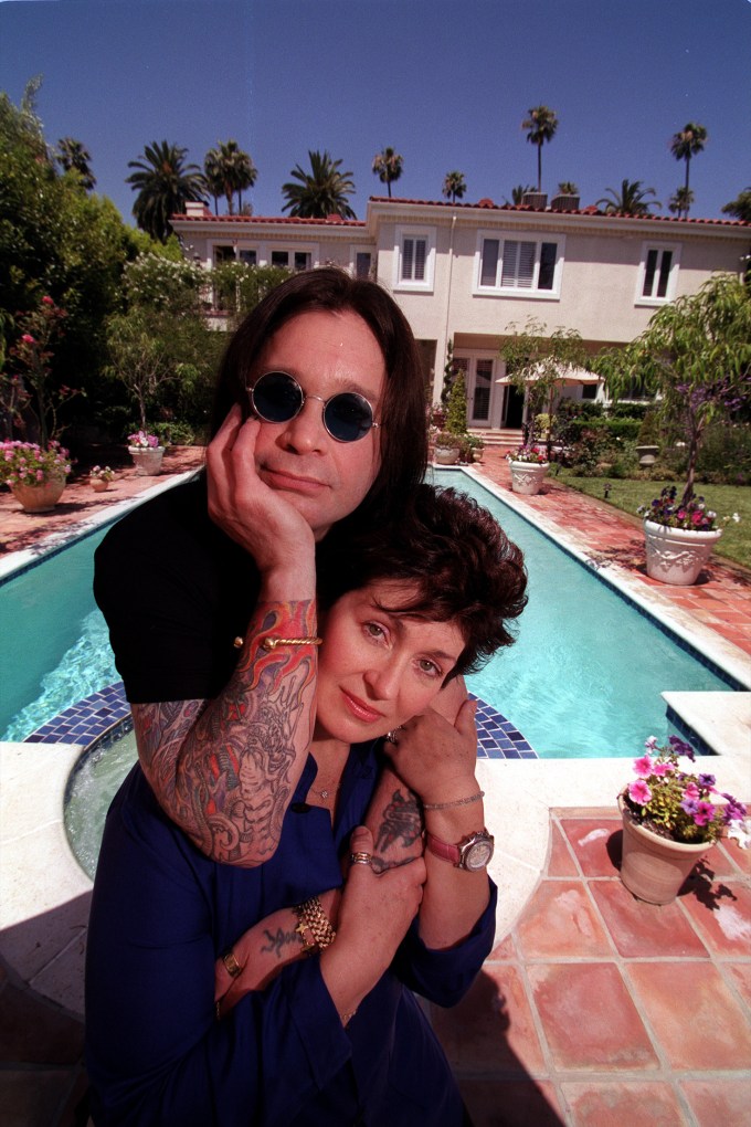 Ozzy and Sharon Osbourne in Beverly Hills