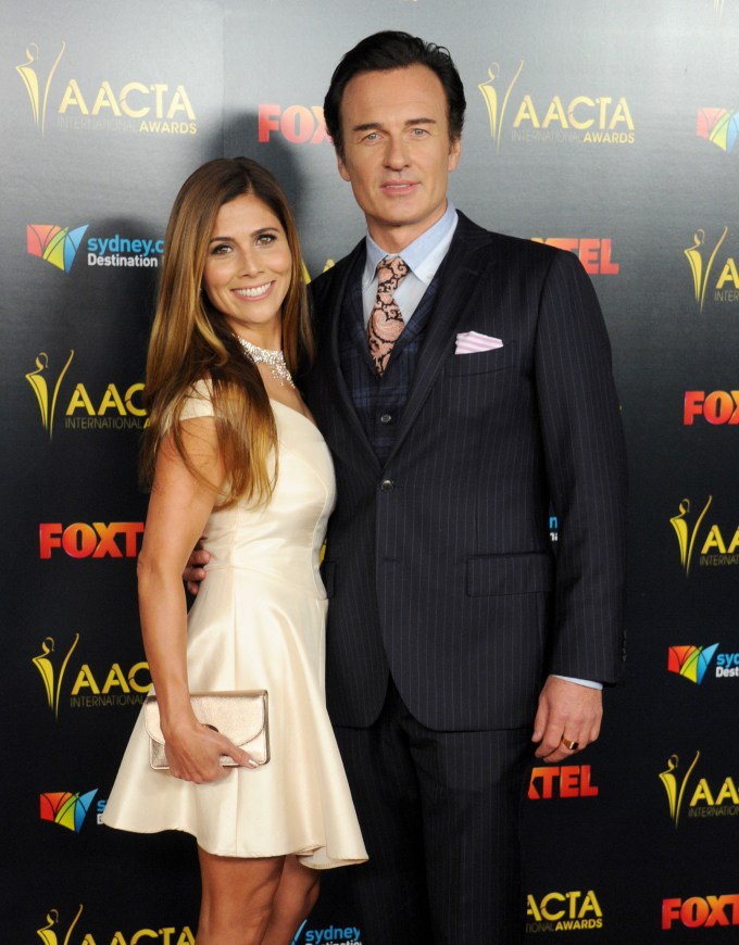 Julian McMahon & Wife Kelly in 2017